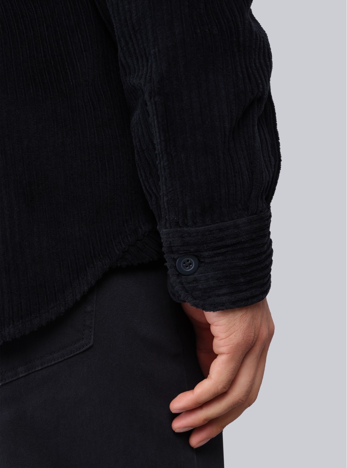Overshirt Stone Wash Regular Fit Azul Marino Piero Butti Overshirt Stone Wash Regular Fit Azul Marino Piero Butti