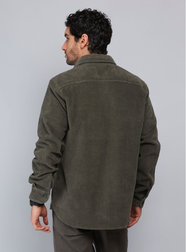 Overshirt Stone Wash Regular Fit Verde Piero Butti Overshirt Stone Wash Regular Fit Verde Piero Butti