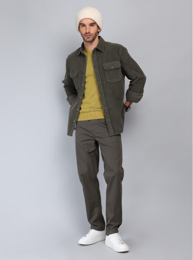 Overshirt Stone Wash Regular Fit Verde Piero Butti Overshirt Stone Wash Regular Fit Verde Piero Butti