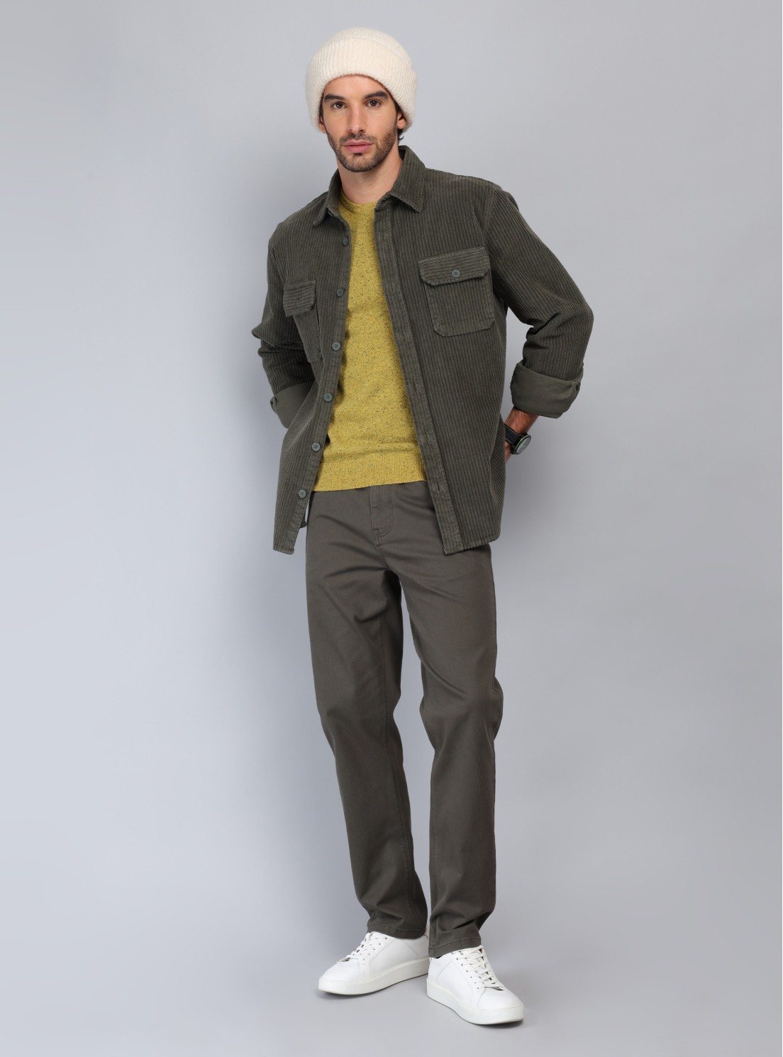 Overshirt Stone Wash Regular Fit Verde Piero Butti Overshirt Stone Wash Regular Fit Verde Piero Butti