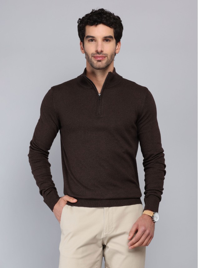 Sweater Cuello Alto Regular Fit Chocolate Piero Butti Sweater Cuello Alto Regular Fit Chocolate Piero Butti