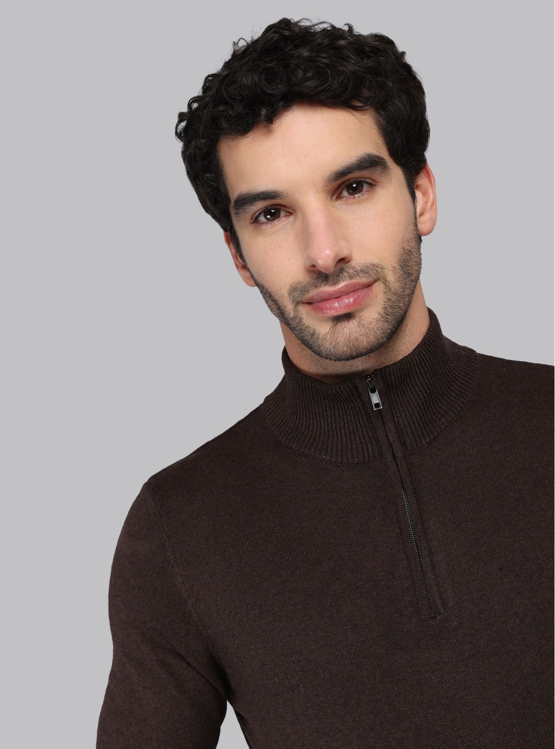 Sweater Cuello Alto Regular Fit Chocolate Piero Butti Sweater Cuello Alto Regular Fit Chocolate Piero Butti