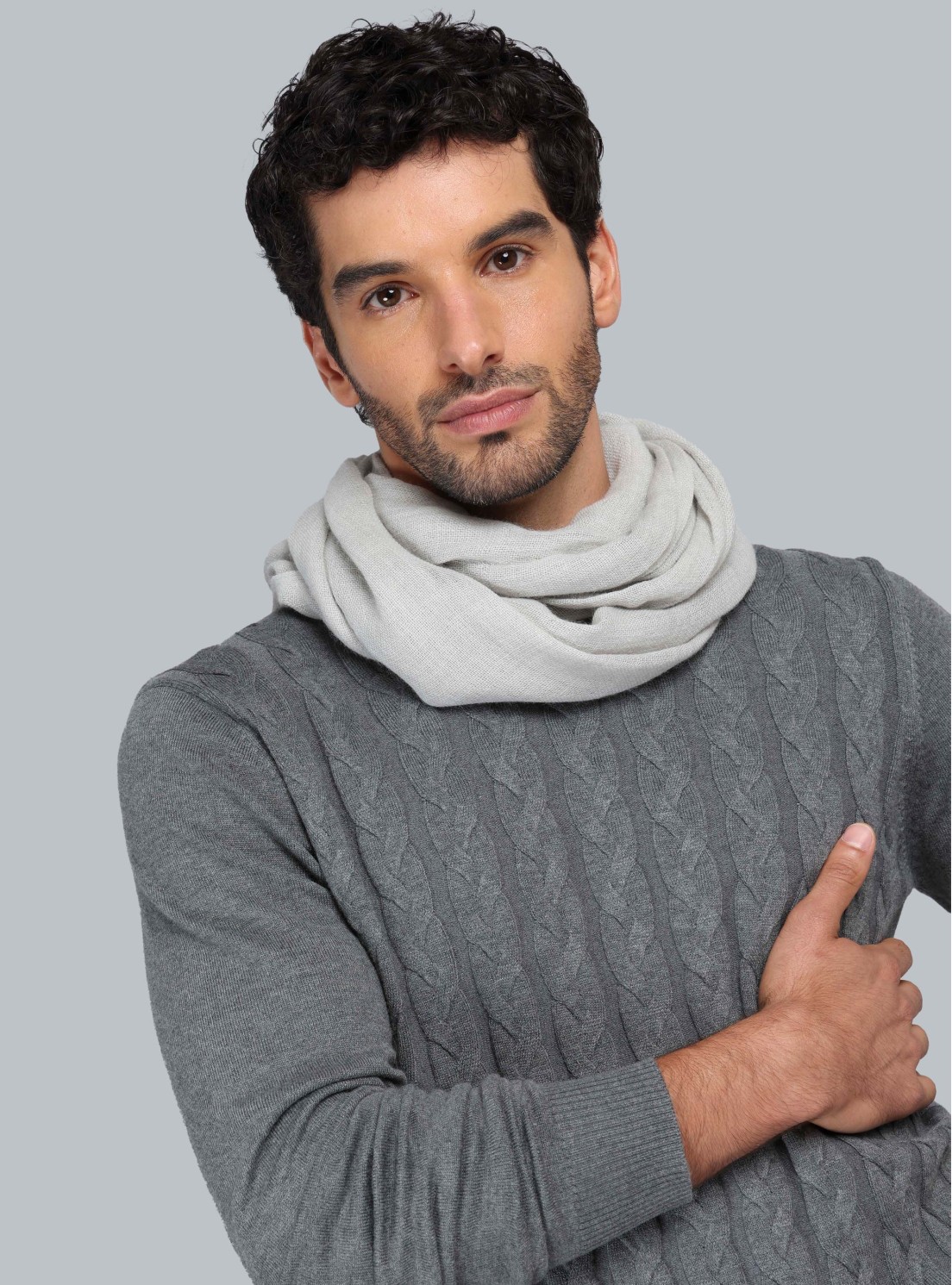 Bufanda Lisa Gris Piero Butti Bufanda Lisa Gris Piero Butti