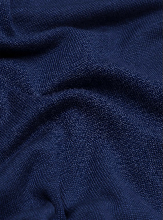 Sweater Cuello Alto Regular Fit Azul Piero Butti Sweater Cuello Alto Regular Fit Azul Piero Butti