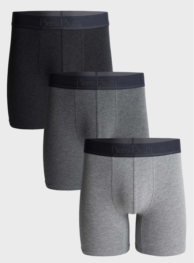 Boxer 3 Unidades Melange Multicolor Piero Butti