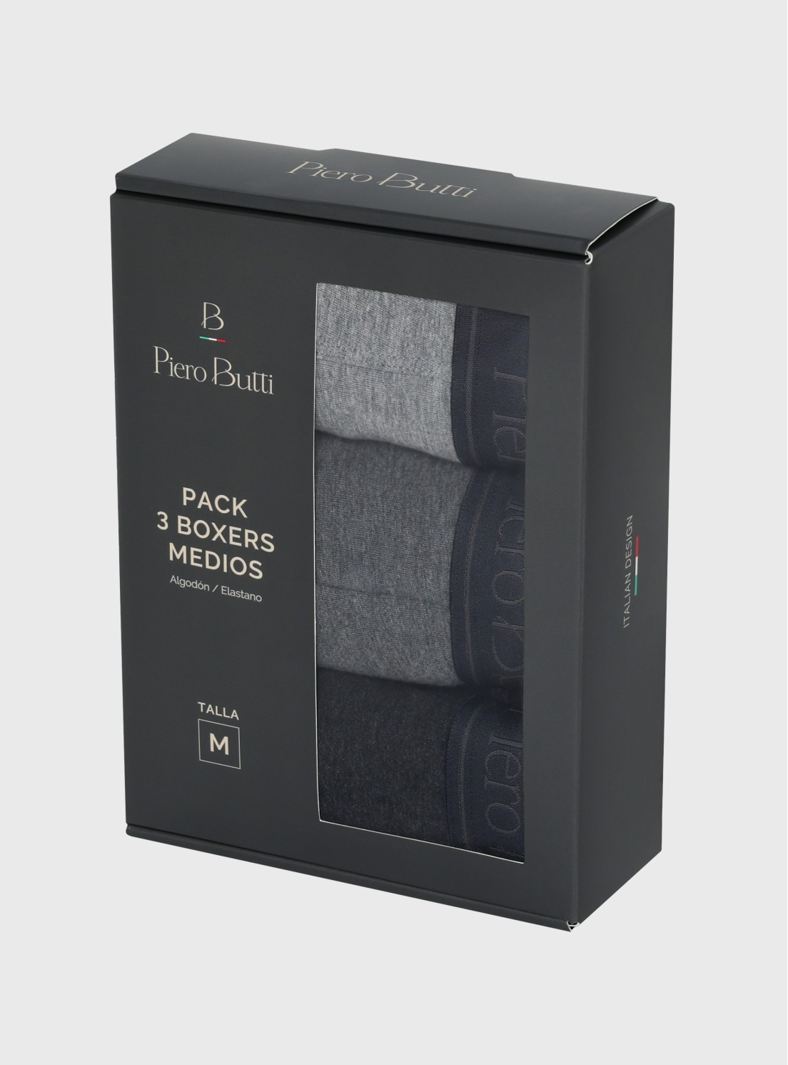 Boxer 3 Unidades Melange Multicolor Piero Butti Boxer 3 Unidades Melange Multicolor Piero Butti