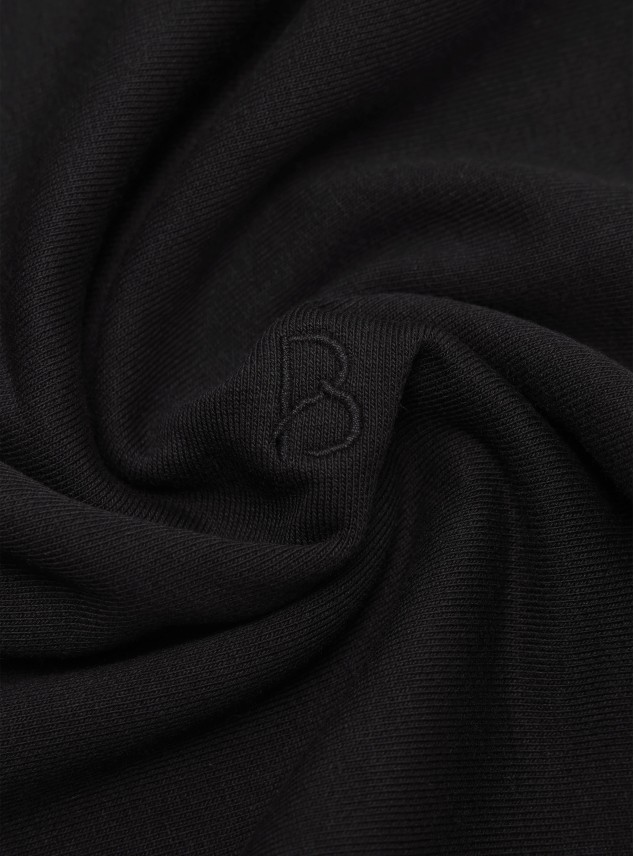 Polerón Cuello Redondo Regular Fit Negro Piero Butti Polerón Cuello Redondo Regular Fit Negro Piero Butti