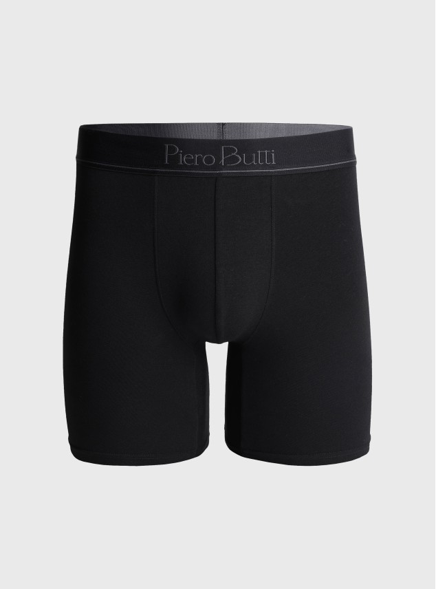 Boxer 5 Unidades Liso Negro Piero Butti Boxer 5 Unidades Liso Negro Piero Butti