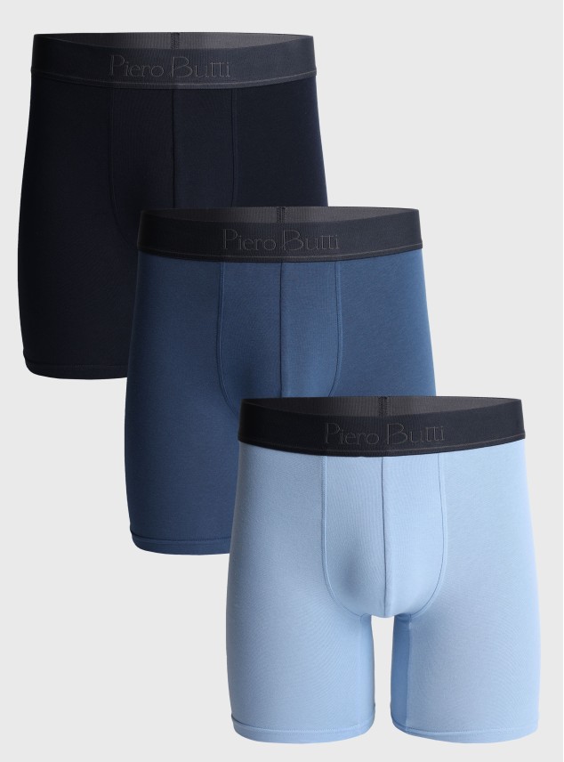 Boxer 3 Unidades Liso Multicolor Piero Butti