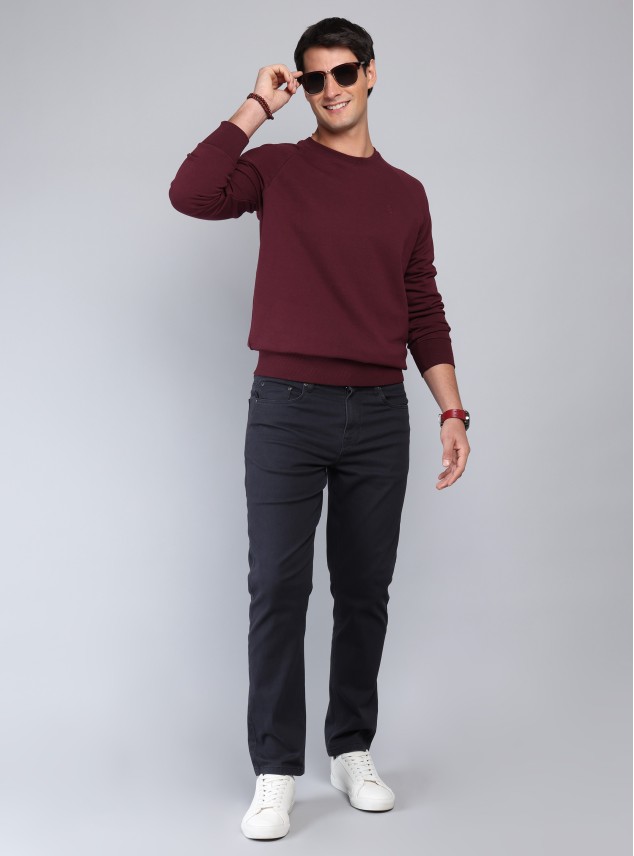 Polerón Cuello Redondo Regular Fit Burdeo Piero Butti Polerón Cuello Redondo Regular Fit Burdeo Piero Butti