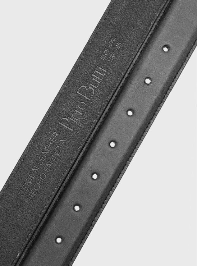 Cinturón De Cuero Liso Negro Piero Butti Cinturón De Cuero Liso Negro Piero Butti