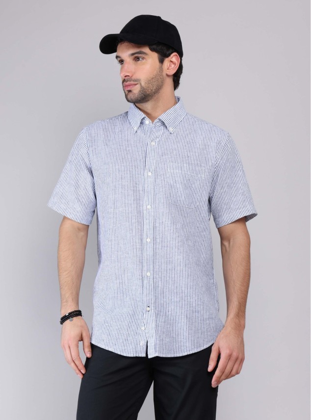 Camisa Lino Algodón Piero Butti