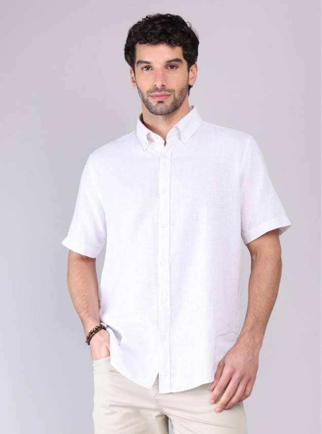 Camisa Lino Algodón Piero Butti