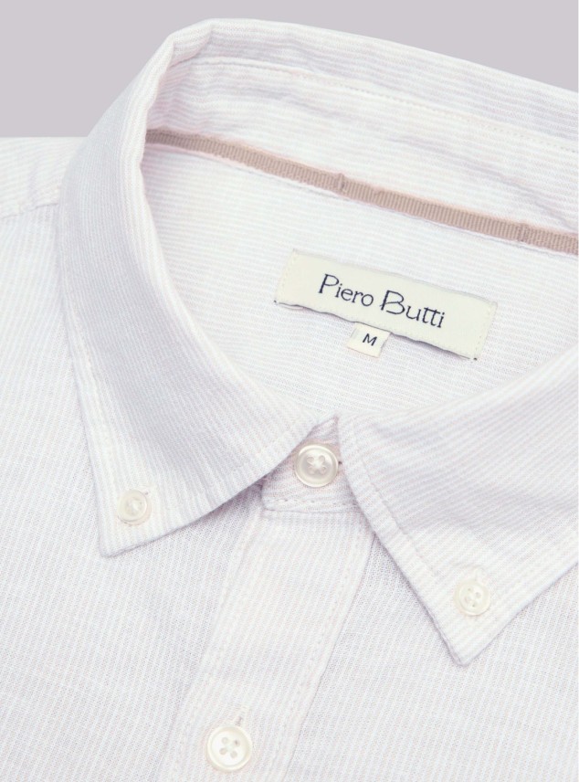 Camisa Lino Algodón Piero Butti Camisa Lino Algodón Piero Butti