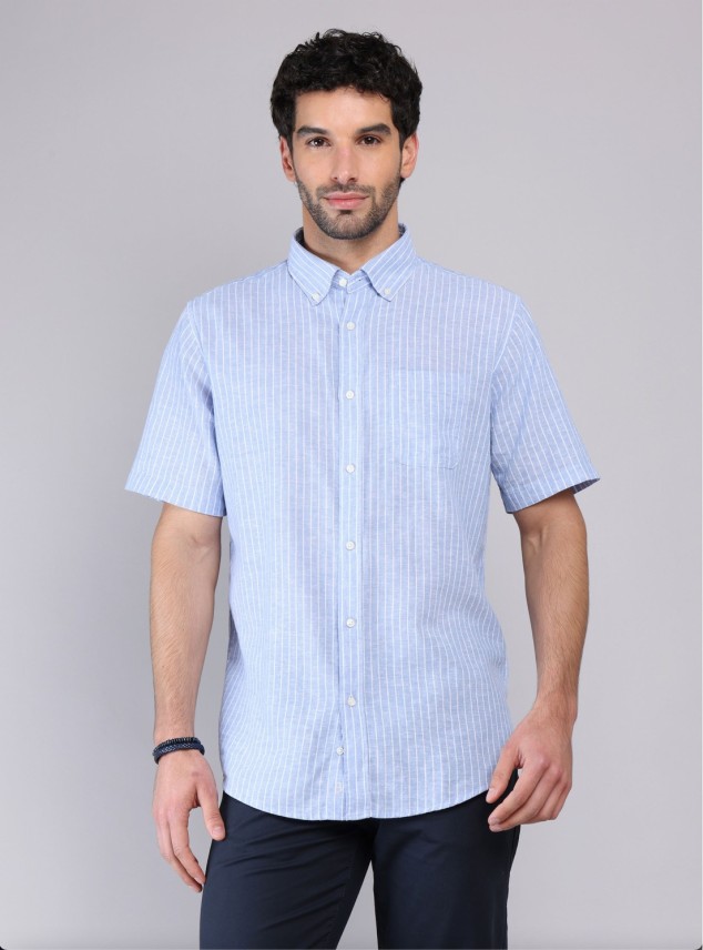 Camisa Lino Algodón Piero Butti