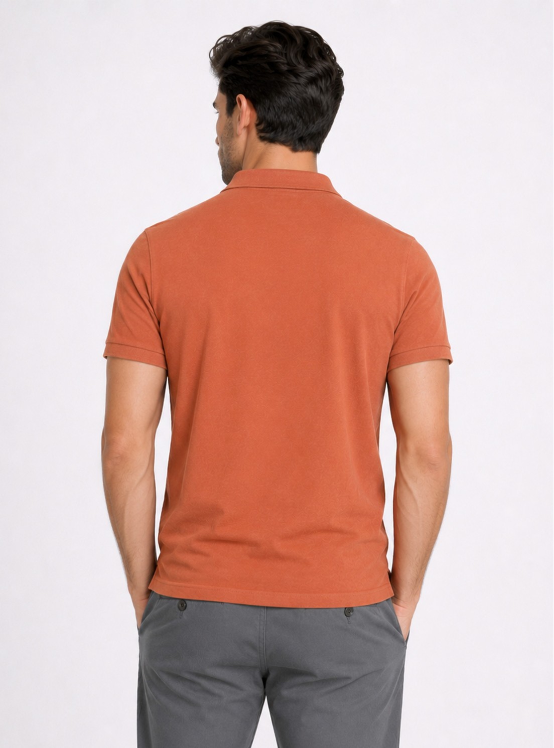 Polera Pique Regular Fit Terracota Piero Butti Polera Pique Regular Fit Terracota Piero Butti