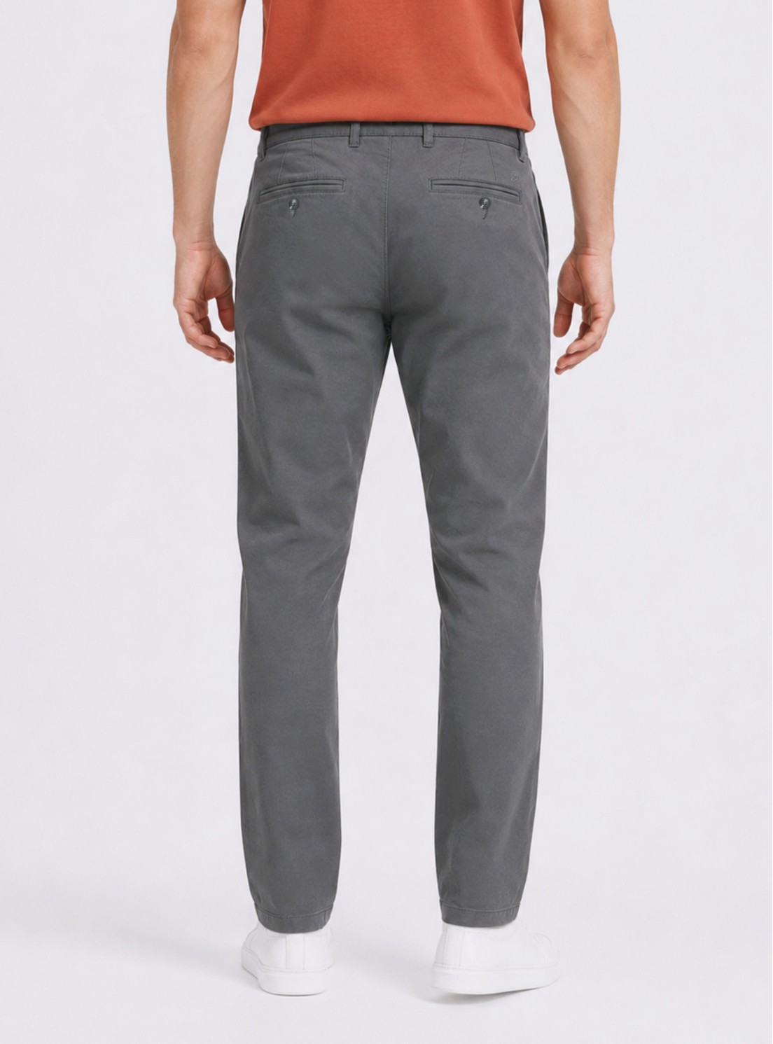 Pantalón Chino Spandex Regular Fit Gris Piero Butti Pantalón Chino Spandex Regular Fit Gris Piero Butti
