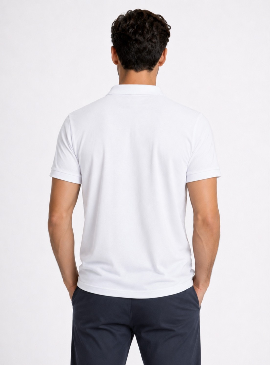 Polera Pique Regular Fit Blanco Piero Butti Polera Pique Regular Fit Blanco Piero Butti