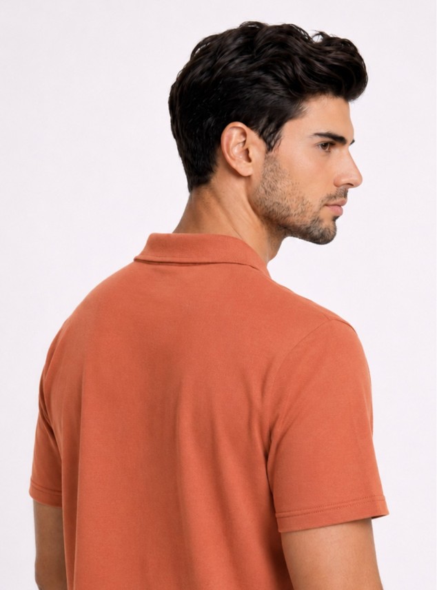 Polera Pique Regular Fit Terracota Piero Butti Polera Pique Regular Fit Terracota Piero Butti