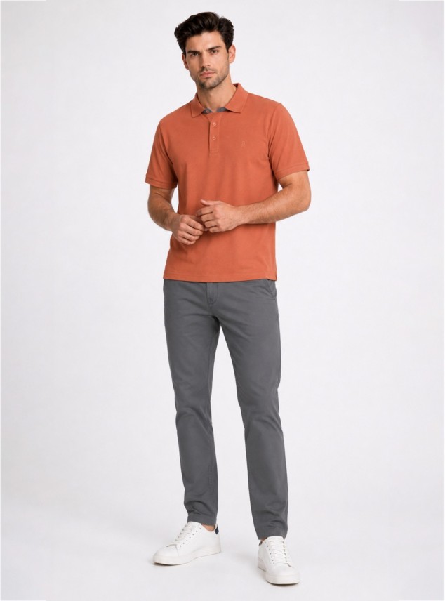 Polera Pique Regular Fit Terracota Piero Butti Polera Pique Regular Fit Terracota Piero Butti