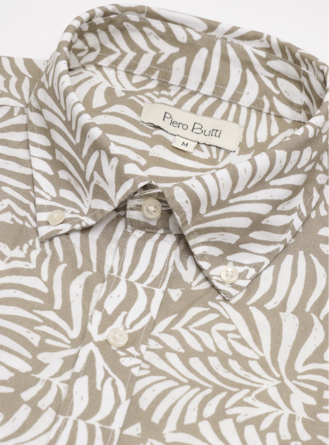 Camisa Print Regular Fit Café Piero Butti Camisa Print Regular Fit Café Piero Butti