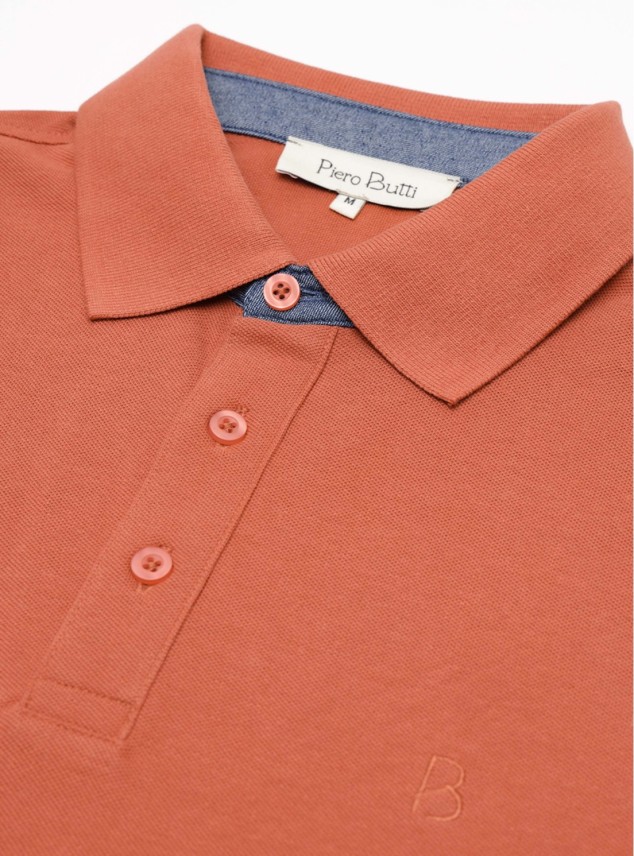Polera Pique Regular Fit Terracota Piero Butti Polera Pique Regular Fit Terracota Piero Butti