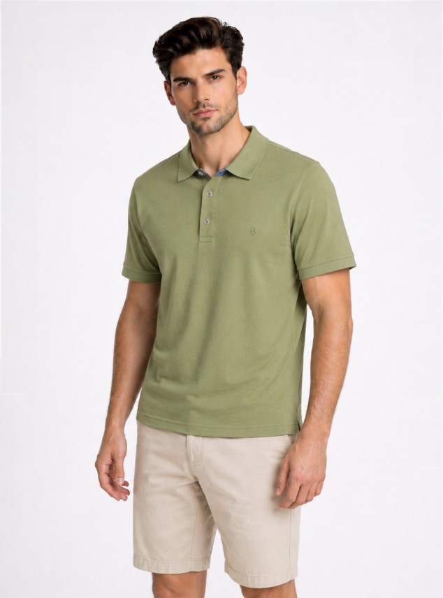 Polera Pique Regular Fit Verde Piero Butti Polera Pique Regular Fit Verde Piero Butti