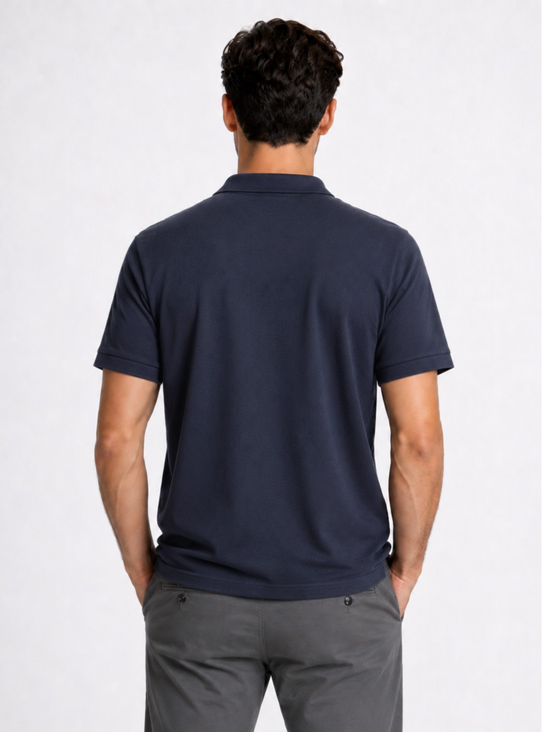 Polera Pique Regular Fit Azul Piero Butti Polera Pique Regular Fit Azul Piero Butti