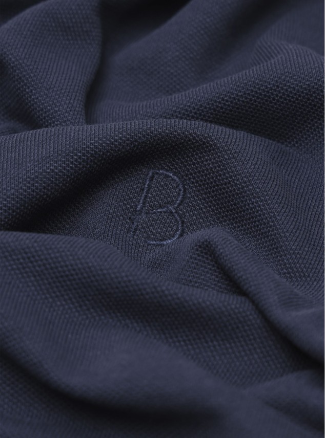 Polera Pique Regular Fit Azul Piero Butti Polera Pique Regular Fit Azul Piero Butti