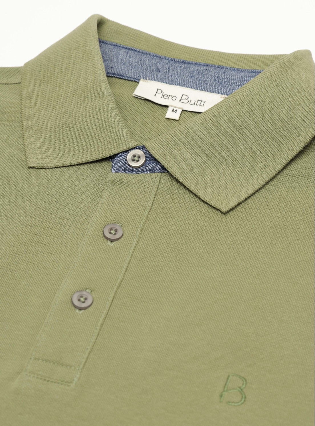Polera Pique Regular Fit Verde Piero Butti Polera Pique Regular Fit Verde Piero Butti