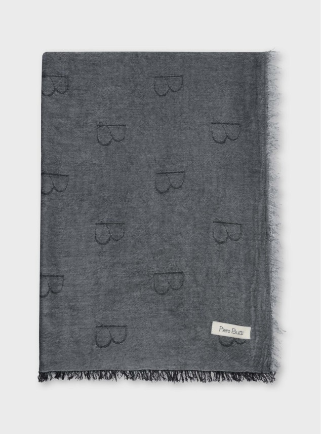Pañuelo Con Diseño Azul Piero Butti Pañuelo Con Diseño Azul Piero Butti