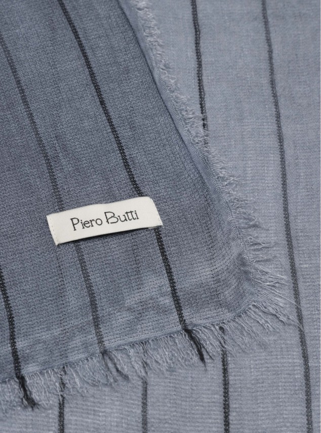 Pañuelo Viscosa A Rayas Azul Piero Butti Pañuelo Viscosa A Rayas Azul Piero Butti