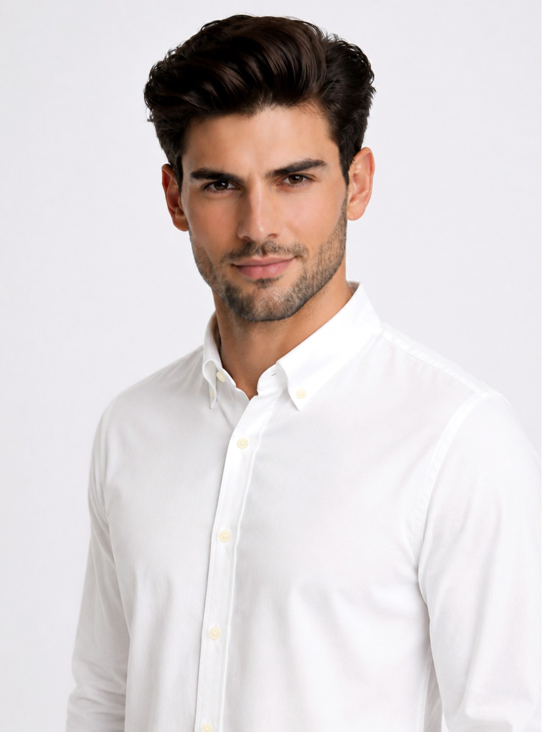 Camisa Lisa Regular Fit Blanco Piero Butti Camisa Lisa Regular Fit Blanco Piero Butti