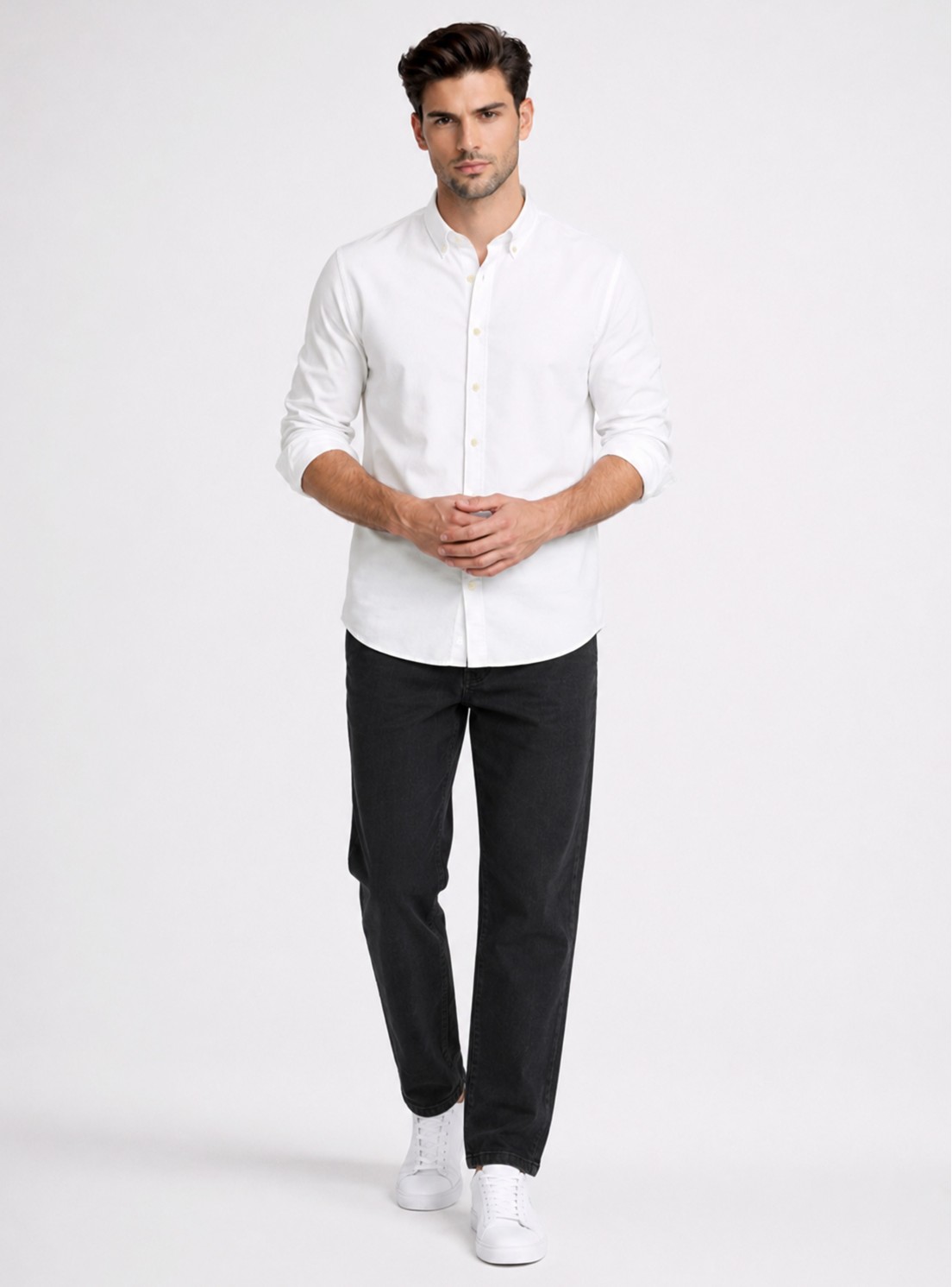 Camisa Lisa Regular Fit Blanco Piero Butti Camisa Lisa Regular Fit Blanco Piero Butti