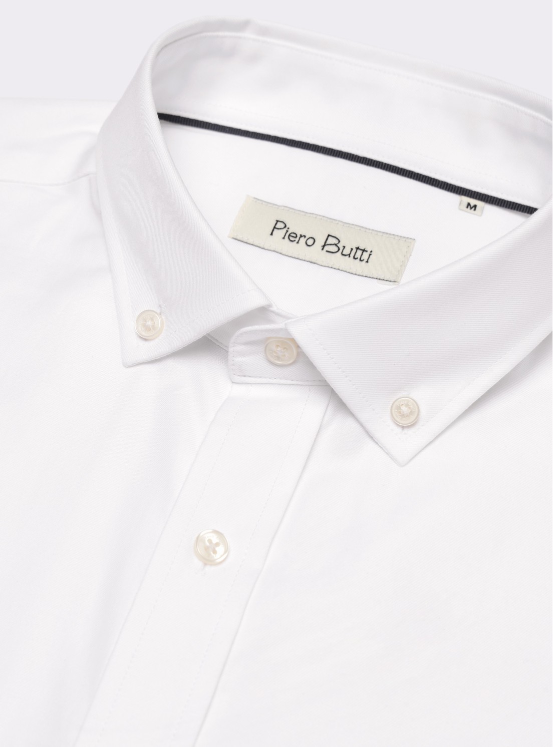 Camisa Lisa Regular Fit Blanco Piero Butti Camisa Lisa Regular Fit Blanco Piero Butti