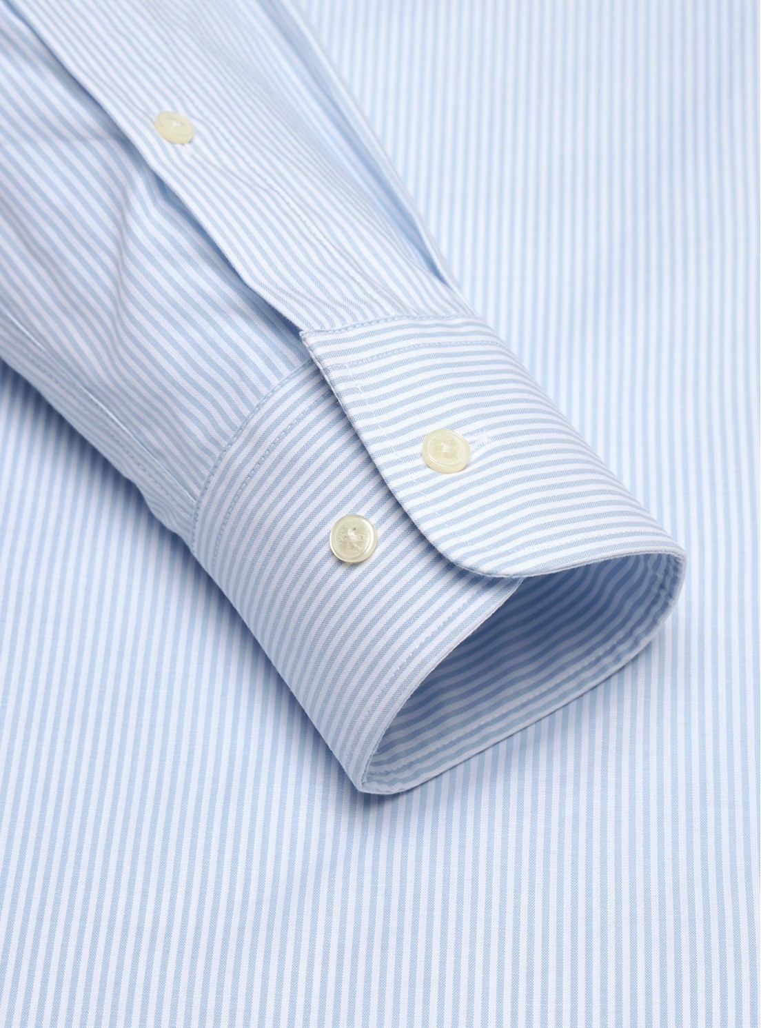 Camisa A Rayas Regular Fit Celeste Piero Butti Camisa A Rayas Regular Fit Celeste Piero Butti