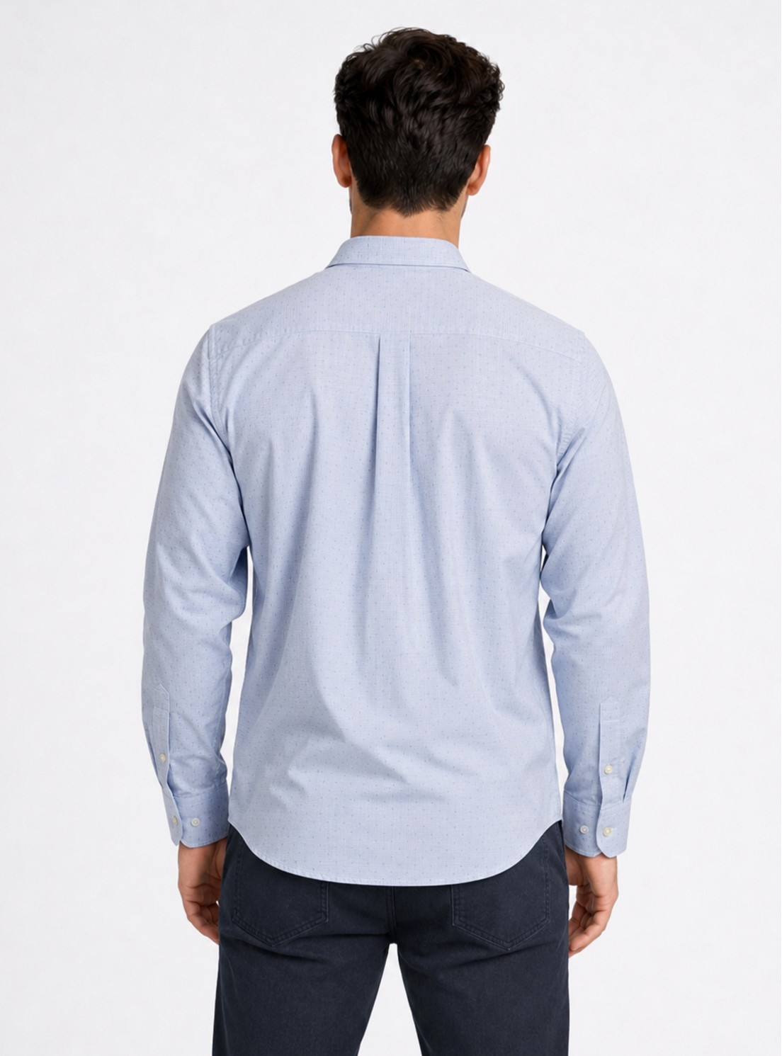 Camisa Fantasía Regular Fit Celeste Piero Butti Camisa Fantasía Regular Fit Celeste Piero Butti