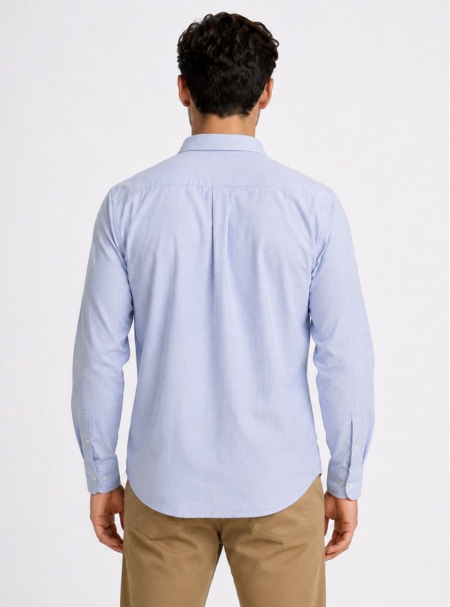 Camisa Fantasía Regular Fit Azul Piero Butti Camisa Fantasía Regular Fit Azul Piero Butti