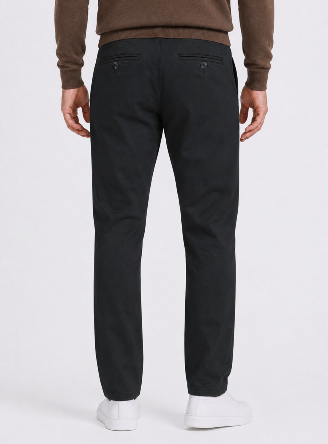 Pantalón Chino Spandex Regular Fit Negro Piero Butti Pantalón Chino Spandex Regular Fit Negro Piero Butti