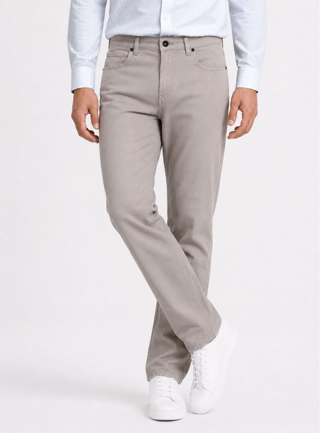 Pantalón Stone Wash Regular Fit Gris Piero Butti Pantalón Stone Wash Regular Fit Gris Piero Butti