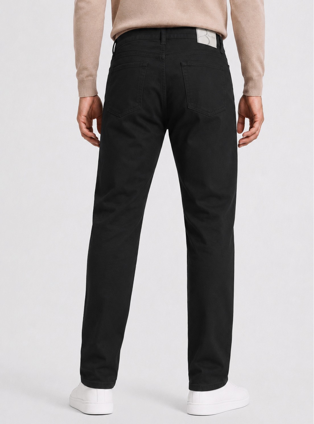 Pantalón 5 Pocket Spandex Regular Fit Negro Piero Butti Pantalón 5 Pocket Spandex Regular Fit Negro Piero Butti