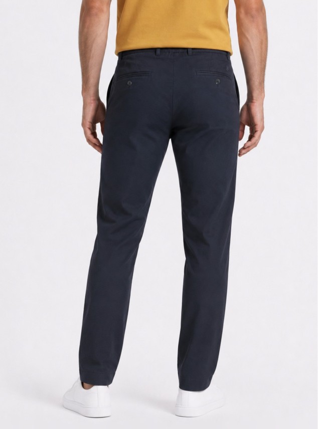 Pantalón Chino Spandex Regular Fit Azul Marino Piero Butti Pantalón Chino Spandex Regular Fit Azul Marino Piero Butti