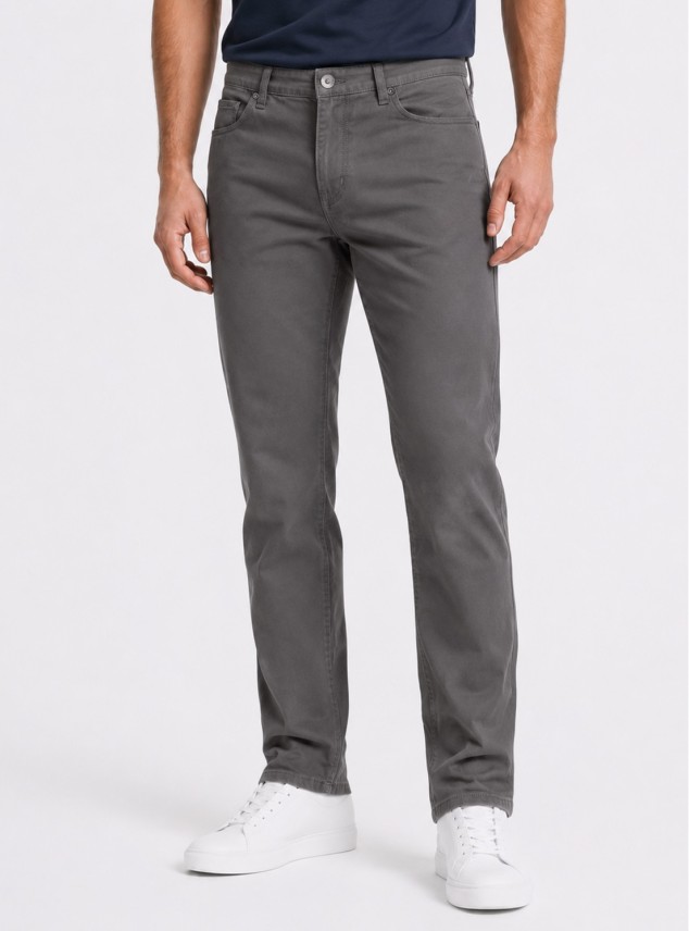 Pantalón 5 Pocket Spandex Regular Fit Gris Piero Butti Pantalón 5 Pocket Spandex Regular Fit Gris Piero Butti