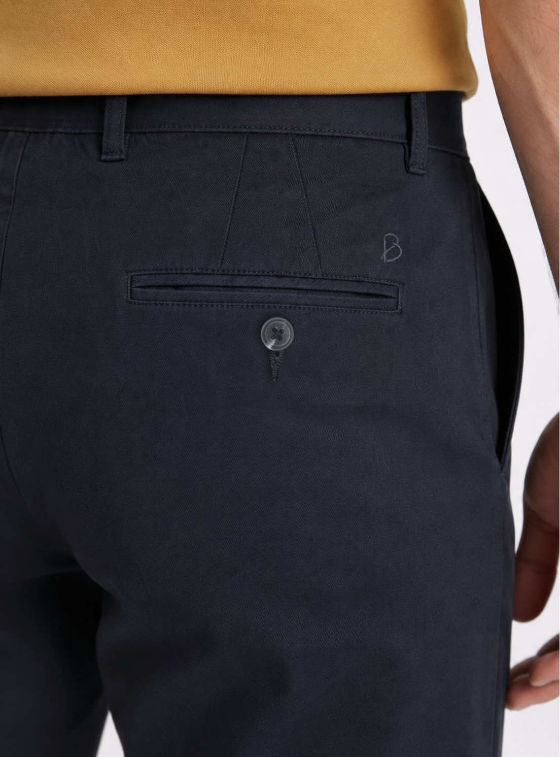 Pantalón Chino Spandex Regular Fit Azul Marino Piero Butti Pantalón Chino Spandex Regular Fit Azul Marino Piero Butti