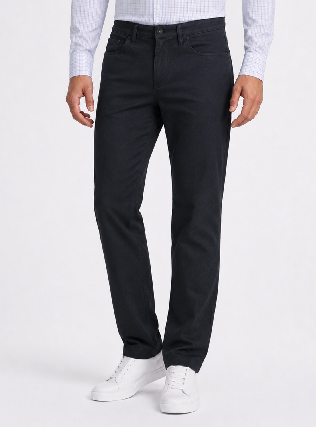 Pantalón Stone Wash Regular Fit Azul Marino Piero Butti Pantalón Stone Wash Regular Fit Azul Marino Piero Butti