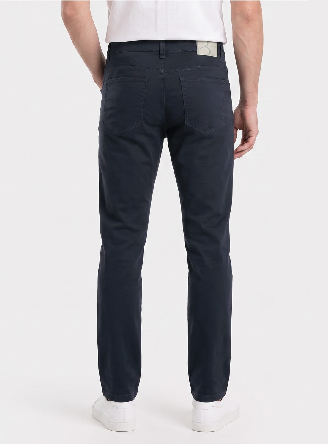 Pantalón 5 Pocket Spandex Regular Fit Azul Marino Piero Butti Pantalón 5 Pocket Spandex Regular Fit Azul Marino Piero Butti