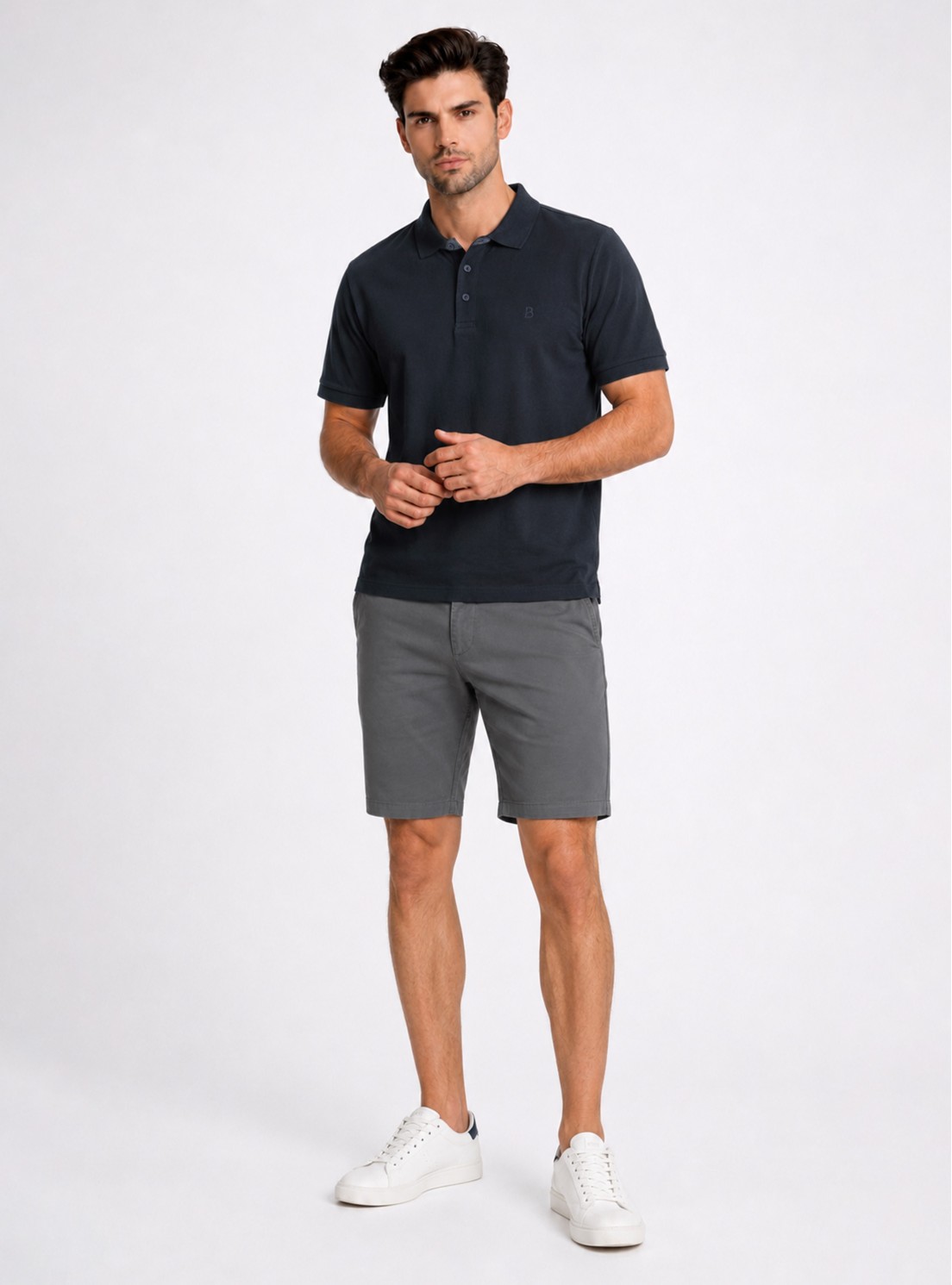 Polera Pique Regular Fit Azul Marino Piero Butti Polera Pique Regular Fit Azul Marino Piero Butti