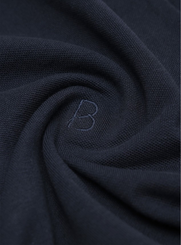 Polera Pique Regular Fit Azul Marino Piero Butti Polera Pique Regular Fit Azul Marino Piero Butti