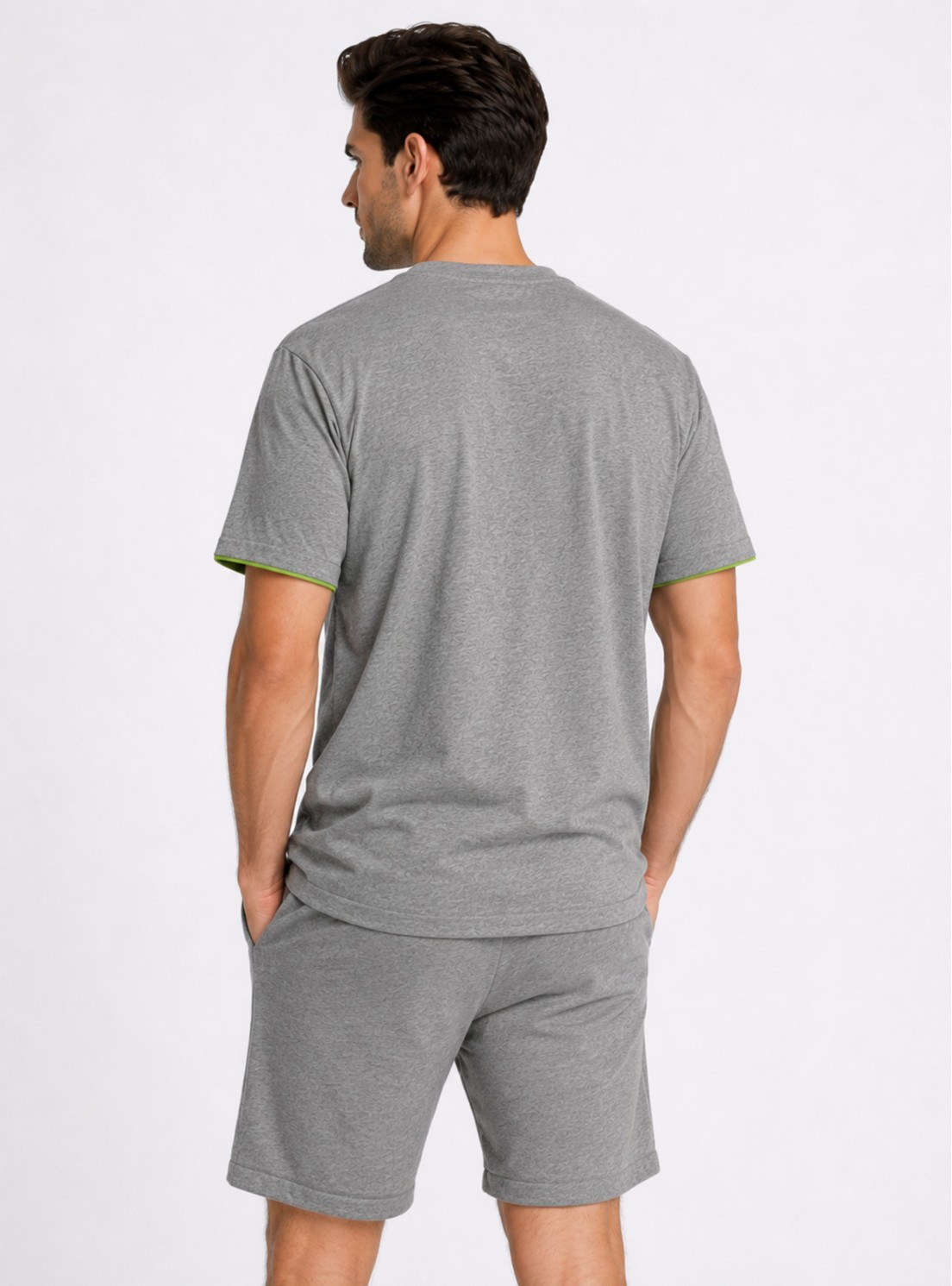 Pijama Corto Regular Fit Gris Piero Butti Pijama Corto Regular Fit Gris Piero Butti