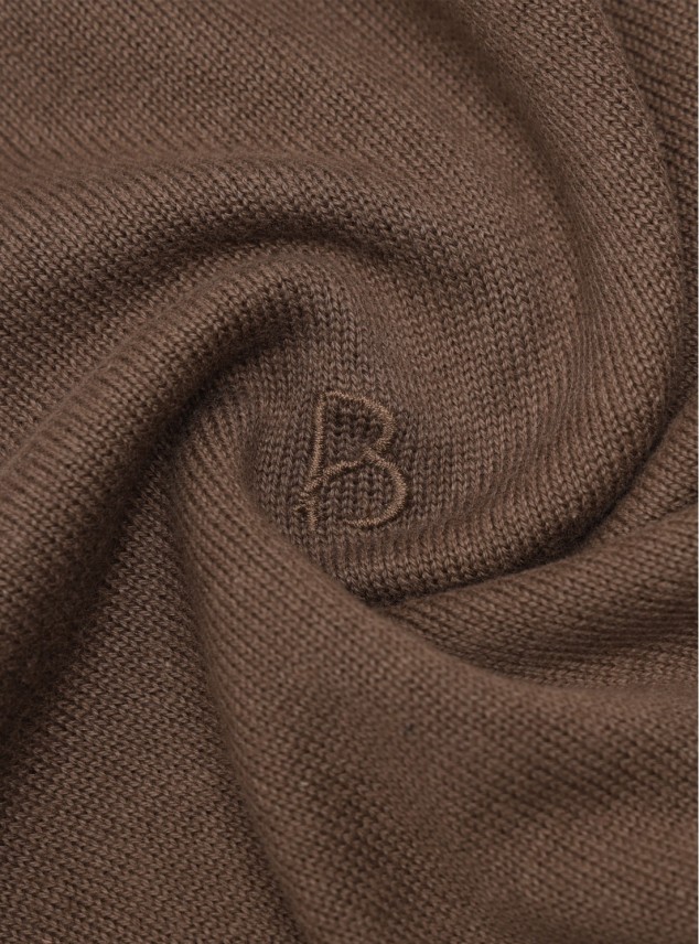 Sweater Cuello V Regular Fit Café Piero Butti Sweater Cuello V Regular Fit Café Piero Butti